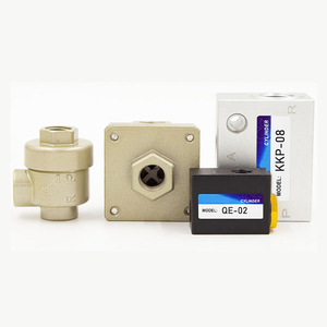 <span class=keywords><strong>AQ</strong></span> QVQEVQE-04/KKP-08 Nuova Valvola di Scarico Rapido in Lega di Alluminio, Filettatura G NPT, Gamma di Temperatura 5~60°C, 0.15~1Mpa, Componenti Pneumatici - Product Image 1