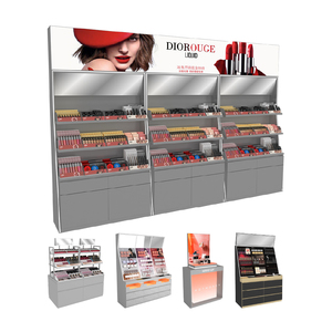 ออกแบบร้านเครื่องสำอาง ชั้นวางแสดงสินค้าแบบสั่งทำพิเศษสำหรับร้านที่เหมาะกับอินฟลูเอนเซอร์ อุปกรณ์ตกแต่งร้านเครื่องสำอาง - Product Image 1