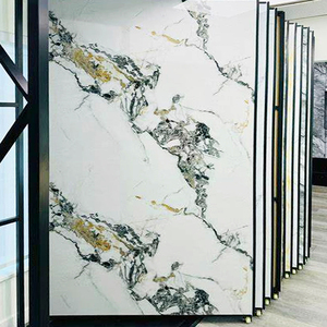 Multiple Styles Flexible <b>PVC</b> <b>Plastic</b> UV Marble <b>Sheet</b> Imitation Marble Alternative <b>PVC</b> Marble Wall Panel Board - Product Image 1