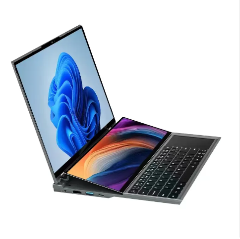 Double Screen 16" +14" Gaming Laptop Intel Core I9 I7 SSD I7 10750H 10th Dual-Monitor Touch Screen Laptops Brand New Portable Pc