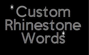 Bling Custom Letter Words Design Iron-On Rhinestone Transfer Hotfix Round Motif Rhinestones para la decoración <span class=keywords><strong>de</strong></span> prendas <span class=keywords><strong>de</strong></span> vestir y bolsos - Product Image 4