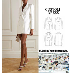 Áo khoác Blazer Vải Lanh Hoa dài thông thường dáng ôm một nút thanh lịch cho nữ mới Áo khoác thêu 3D đầy đủ - Product Image 1