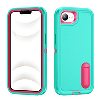 Antichoc 360 étui de Protection complet housse robuste TPU PC béquille Anti chute 3 en 1 étui de téléphone pour iPhone 16e 16 Pro Max