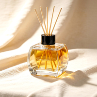 Bouteille en verre vide de 100 ml et 200 ml pour diffuseur de parfum d'ambiance écologique à bâtonnets, pour huiles essentielles