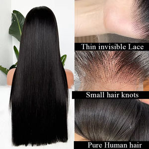 Huevo rizado crudo vietnamita HD encaje frontal desgaste y vaya hinchable rizado doble dibujado nudos individuales pelucas de cabello humano vendedor - Product Image 4