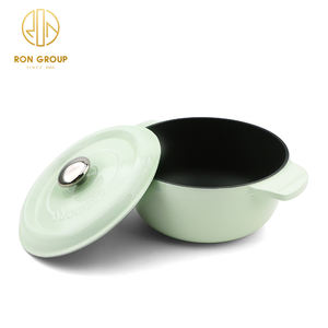 Vente en gros d'ustensiles de cuisine de qualité alimentaire sûrs Service de traiteur Casserole fer émaillé Ensemble de casseroles pour restaurant hôtel Ustensiles de cuisine - Product Image 3