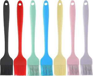 Factory Customized Long Handle Silicone Basting Oil Brush Set for <b>Charcoal</b> <b>BBQ</b> and Bread Baking - Product Image 4