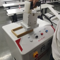 Machine à souder le bois à haute fréquence pour le travail du bois artisanal avec moteur et colle à séchage rapide, puissance 1,5 kW, certifiée CE