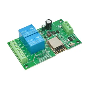 Module de relais WIFI sans fil ESP8266 carte de développement Wifi ESP-12F 2 canaux alimentation AC/DC 5V/7-28V/5-80V