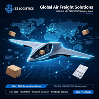 ZS LOGISTICS Transitaire, Expédition Aérienne Internationale Express FBA DDP DDU, DHL UPS FedEx TNT Transit Rapide & Suivi Complet