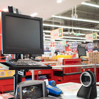 Lector de Códigos de Barras 2D Xkancode para la Industria Minorista de Supermercados, Escáner de Códigos QR 2D de Escritorio con Funcionamiento Manos Libres