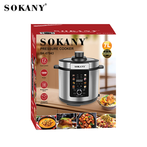 Cuisinière électrique multifonctionnelle SOkany 7L, appareil électroménager 7L, <span class=keywords><strong>autocuiseur</strong></span> électrique multifonctionnel, cuiseur à riz <span class=keywords><strong>Silver</strong></span> <span class=keywords><strong>crest</strong></span> - Product Image 2