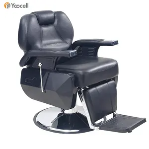 Yoocell Kursi Salon Pria, Furnitur Salon Hitam Harga Murah Hidrolik Antik Kursi Penata Rambut untuk Mencukur