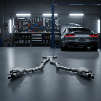 Système d'échappement Catback OEM pour Mercedes-Benz E63 E63S AMG W213 4.0TT 2016-2023, tuyaux d'échappement en acier inoxydable, Plug and Play