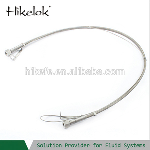 Mangueira de Alta Pressão em Aço Inoxidável Hikelok 3000LBg com Conexão Giratória Comprimento Personalizado Mangueira Metálica Flexível - Product Image 5