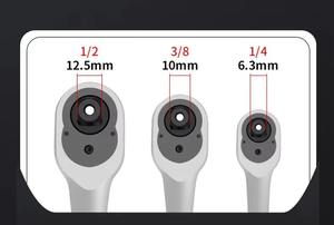 Juego de Trinquete Reversible de Grado Industrial con Liberación Rápida de 72 Dientes - Product Image 6