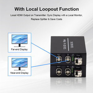 Оптоволоконный удлинитель 3G-SDI/12G-SDI, односторонний/двусторонний, HD 4K, 1/4/8 каналов SDI видео по оптоволокну, профессиональное вещательное оборудование - Product Image 4