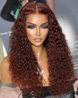 Perruque Frontale HD 100% Cheveux Humains Bruts Alignés, Pas Chère, Perruque Frontale à Lacet en Cheveux Naturels, Extension de Cheveux