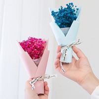 Mini Bouquet de Roses en Savon Séché – Cadeaux Uniques en Gros pour Mariages et la Saint-Valentin