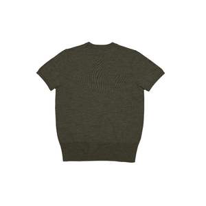 Pull à col rond en laine mérinos extra fine de style chinois pour femmes pull à manches courtes pour la saison d'automne - Product Image 6