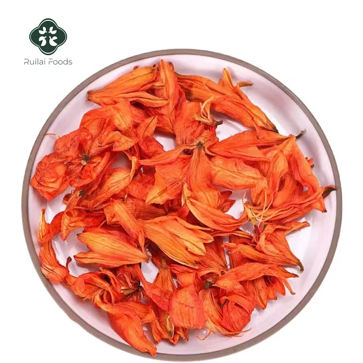Bai he hua Healthy relaxing lily tea dried lily flower natural organic air dry lily flowers for blooming tea