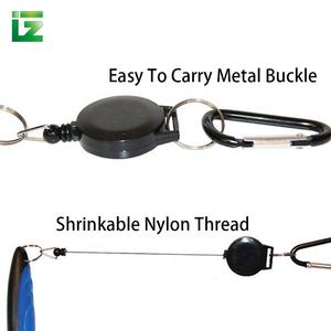 Limpiador de zanjas multifuncional de doble cara para palos de golf, cepillo de limpieza para palos de golf con clip de tirolesa retráctil, venta al por mayor - Product Image 3