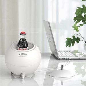 KEMIN 0.8L 미니 냉장고 호텔 용 소형 싱글 도어 밀크 쿨러 병원 자동차 가정용 영국 플러그 타입 존 타입 냉동고 - Product Image 1