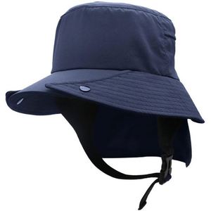 Chapeau de pêcheur à large bord plat pour l'extérieur, séchage rapide, protection UV, chapeau de plage et de surf avec sangle - Product Image 5