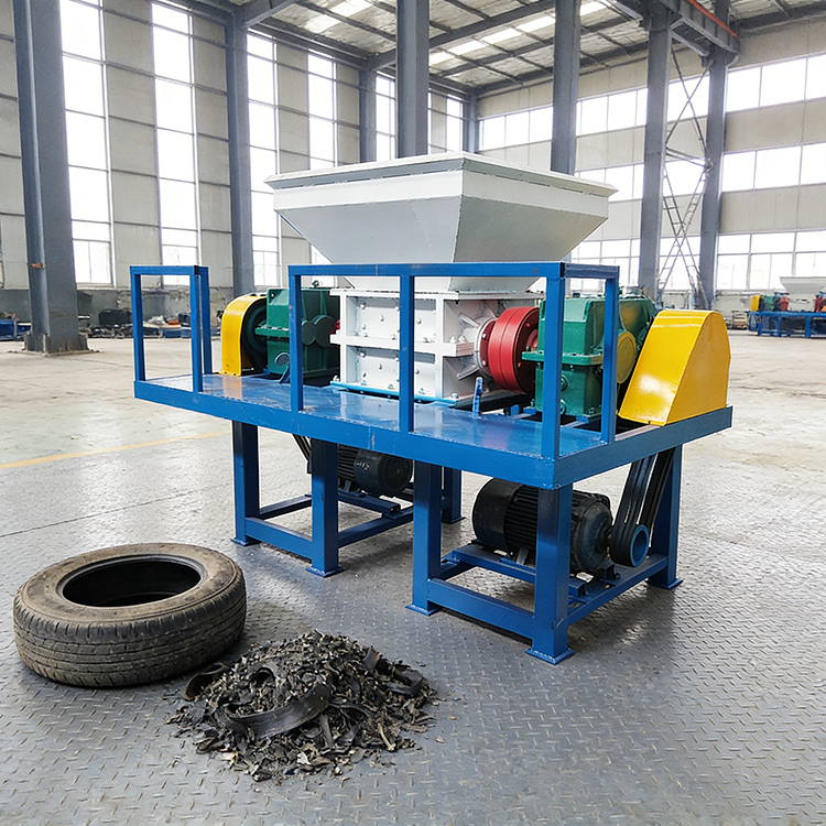 Scrap Tire Shredder Machine Dual Shaft