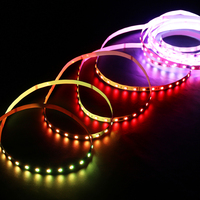 Bandes lumineuses LED RGB WS2811 ultra-lumineuses avec contrôleur et télécommande