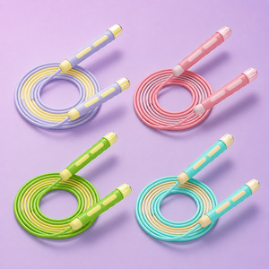 Corda per Saltare per Bambini YUEDONG Certificata CPC EN71, Anti-Groviglio, con Doppi Cuscinetti, Regolabile 2.8m per Edizione Scolastica/PE, OEM - Product Image 6