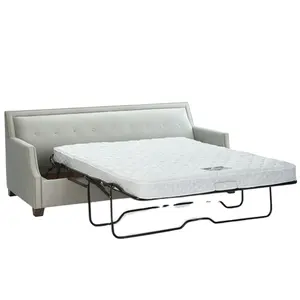 Venta caliente sofá convertible viene cama sofá cama de tela de madera sofá cama moderno sofá cama