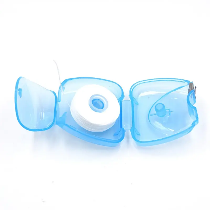 New Colorful PTFE 1200D Customized Mint Transparent Package Dental Floss