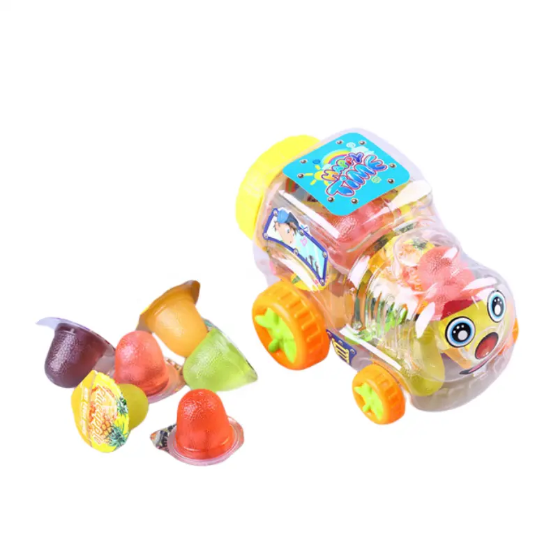 Mini Speelgoed Trein Snoeppotten Fruitige Candy Lychee Jelly Cups