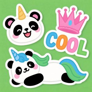 Children's Reusable Waterproof PVC Stickers <b>Book</b> Kawaii Stationery Die Cut Cute Cartoon Early <b>Education</b> Kids Gift - Product Image 3