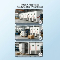 Armoire de stockage d'énergie LiFePO4 KUNETIC 125kW 261kWh à refroidissement liquide, protection IP54, pour C&I, avec BMS auto-développé, usine source OEM ODM