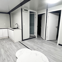 Contenedor Expandible Prefabricado de 20 pies y 40 pies en Venta, Casa Pequeña Prefabricada de 3 y 4 Dormitorios, Contenedor Convertido