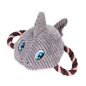 High Quality Hot-Selling Corduroy Turtle <b>Plush</b> Dog Chew Toy Interesting Interactive Bite Toy for Pets Cute and Colorful - Product Image 4