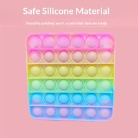 Boîte de jouets sensoriels anti-stress en caoutchouc Macaron Push-and-Pop pour enfants, garçons et filles de 14 ans et plus, éducatifs, pour la relaxation et la décompression