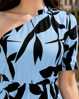 Robe midi décontractée pour femmes, impression personnalisée en gros