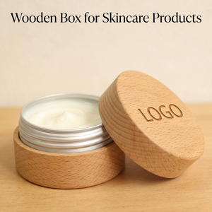 Wood Cream Jars Light-Proof Flexible Wooden Storage Boxes for <b>Pills</b> Tea Cosmetic Jewelry Packaging Bottles - Product Image 2