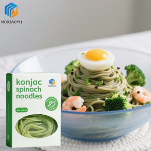 Nhà Máy Giá keto thân thiện với rau low carb mì Trung Quốc shirataki mì ống giảm béo thực phẩm Konjac rau bina mì - Product Image 1