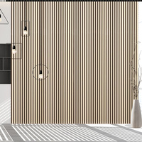 Panneaux muraux acoustiques décoratifs en MDF pour décoration intérieure, OEM ODM personnalisés