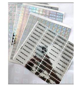 Etiquetas Adhesivas Industriales de Papel de Aluminio Holográfico de Calidad Única al por Mayor de Digitech para Etiquetas de Logotipos de Ropa de Marca - Product Image 1