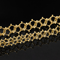 Nouveau Bijou de Mode Chaîne Lanterne Tressée Épaisse 15mm Bracelet 19mm Ensemble Collier Biais Or 18K en Acier Inoxydable pour Hommes et Femmes