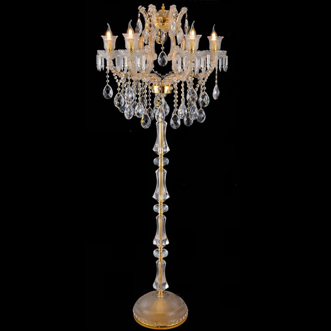 European Luxury Creative Crystal Floor Lamp
