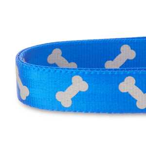 Vibrant Life Collar de perro ajustable de poliéster reflectante, azul, grande - Product Image 3