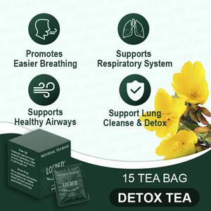 Té de Hoja de Gordolobo Natural para Desintoxicación Pulmonar, Apoyo Respiratorio para Fumadores, Limpieza de Mucosidad, Té Desintoxicante Pulmonar, 15 Bolsitas - Product Image 4