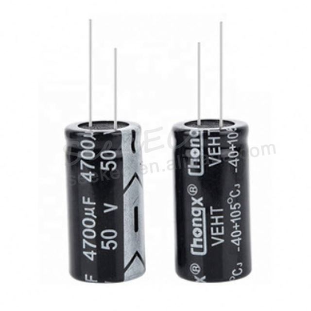 High Quality Electrolytic Capacitor 50V 4700UF 18X35 High Frequency and Low Resistance