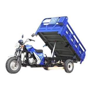 Beş Tekerlekli Benzinli Motosiklet Kamyon Açık Kasalı Pozitif Su Soğutmalı Kendinden Boşaltmalı 250cc+ 251-350W Güç 50-70km/s Hız - Product Image 3